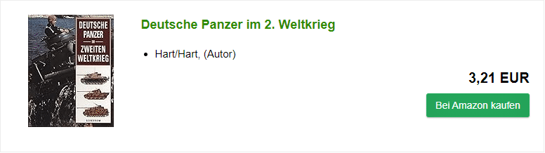 Buch: Deutsche Panzer im 2. Weltkrieg